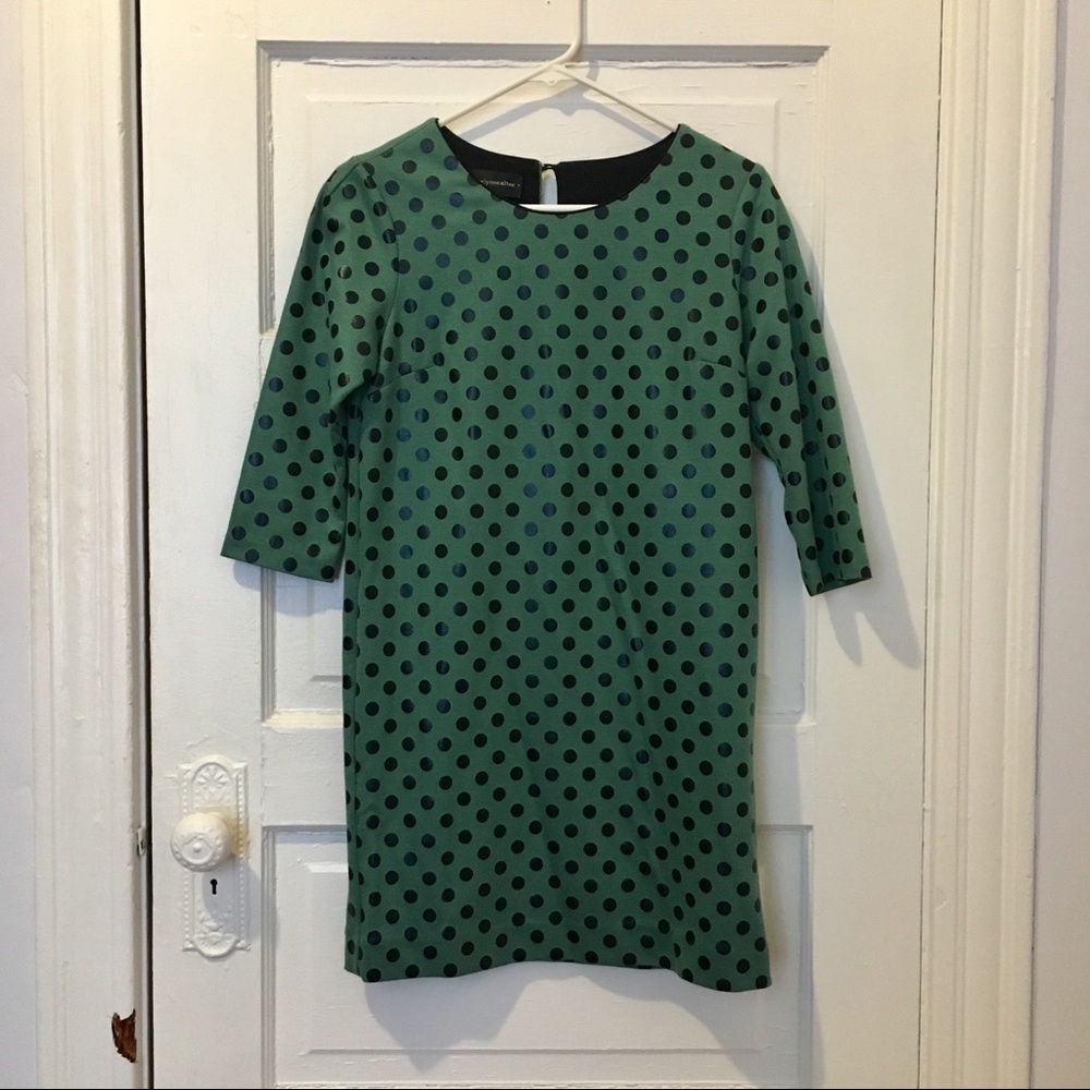 Thick polka dot Corey Lynn Calter mini dress